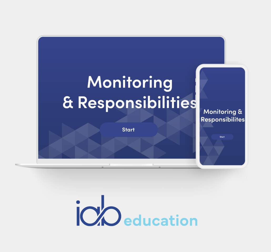 Module 8 – monitoring and responsibilities